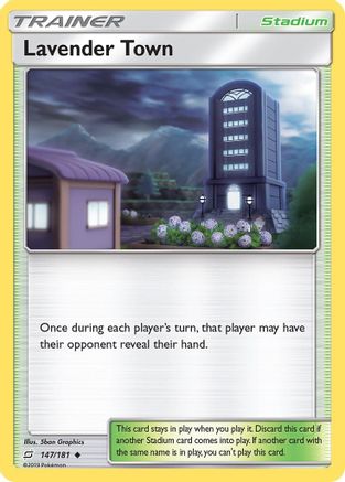 Lavender Town 147/181 - SM  Team Up Reverse Holofoil - for just $0.18! 