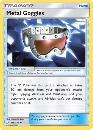 Metal Goggles 148/181 - SM  Team Up Reverse Holofoil - for just $0.20! 