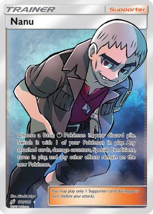 Nanu (Full Art) 179/181 - SM  Team Up Holofoil - for just $6! 