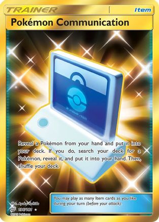 Pokemon Communication (Secret) 196/181 - SM  Team Up Holofoil - for just $4.75! 