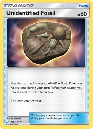 Unidentified Fossil 155/181 - SM  Team Up - for just $0.05! 