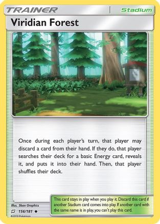 Viridian Forest 156/181 - SM  Team Up Reverse Holofoil - for just $0.33! 