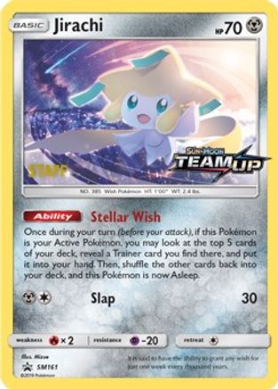 Jirachi [Staff] SM161 - SM Promos Holofoil - for just $115! 