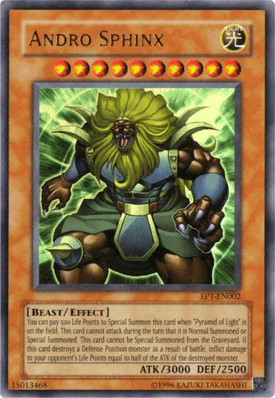 Andro Sphinx [EP1-EN002] Ultra Rare - for just $0.20! 