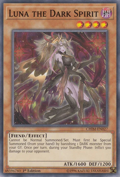 Luna the Dark Spirit [CHIM-EN027] Common - for just $0.10! 