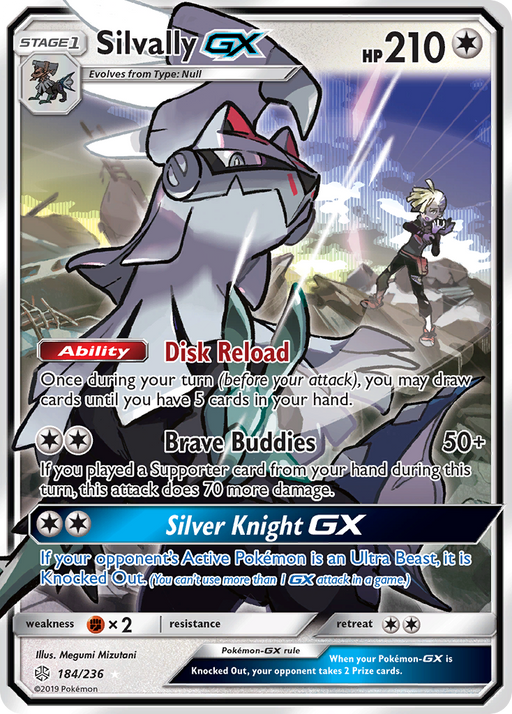 Silvally GX 184/236 - SM  Cosmic Eclipse Holofoil - for just $4.18! 