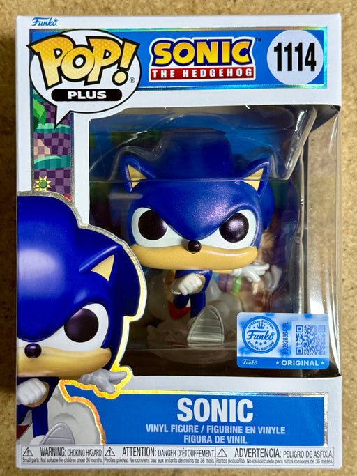 Funko Pop! Plus Games Sonic the Hedgehog (Pearlescent) #1114 Exclusive SEGA - for just $15! 