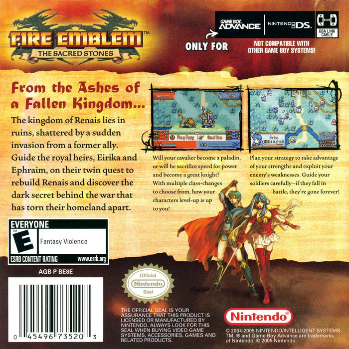 Fire Emblem: The Sacred Stones – Game Boy Advance (GBA) - for just $54.99! 