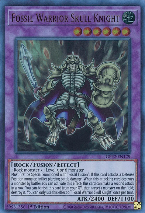 Fossil Warrior Skull Knight [GFP2-EN129] Ultra Rare - for just $0.15! 