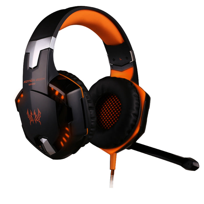 G9000 Headphones Gaming Headset with Microphone 3.5+USB Single Hole Headset for PS4 - for just $85.80! 