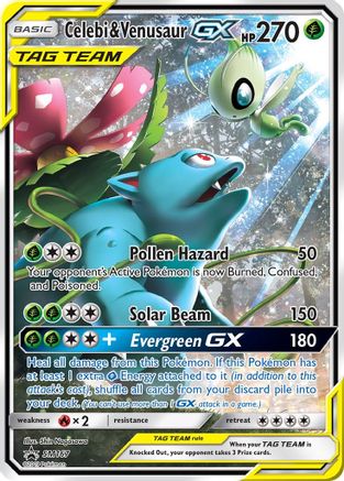 Celebi & Venusaur GX SM167/248 - SM Promos Holofoil - for just $18.32! 