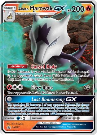 Alolan Marowak GX SM187/248 - SM Promos Holofoil - for just $4.40! 
