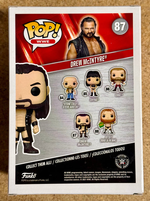 Funko Pop! WWE Drew McIntyre #87 Wrestling 2021 Scottish Warrior - for just $10! 