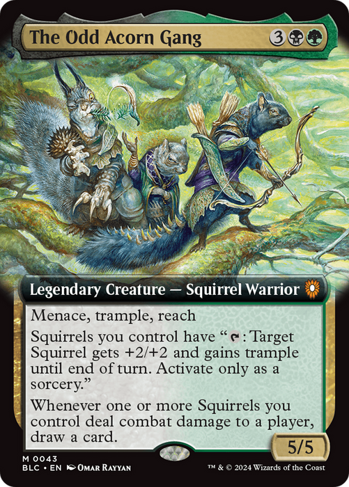 The Odd Acorn Gang (BLC-043) - Bloomburrow Commander: (Extended Art) - for just $0.77! 