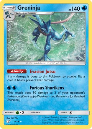 Greninja 009/18 - Detective Pikachu Holofoil - for just $1.78! 