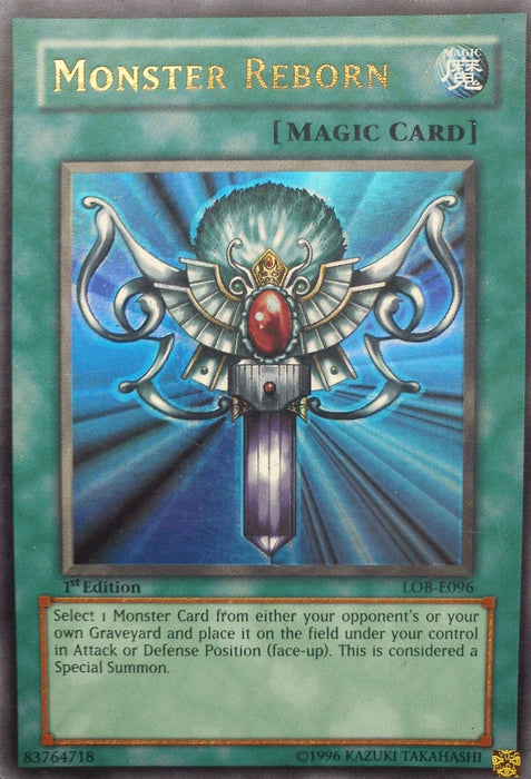 Monster Reborn [LOB-E096] Ultra Rare - for just $0.10! 