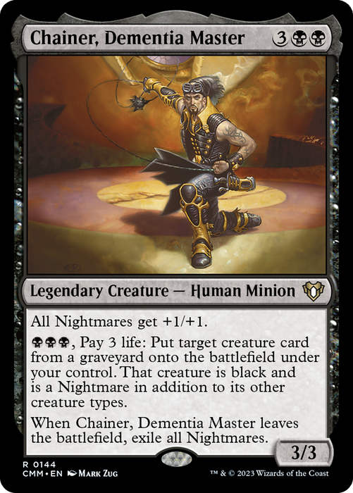 Chainer, Dementia Master (CMM-144) - Commander Masters - for just $0.08! 