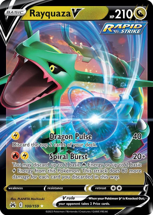 Rayquaza V 100/159 (Jumbo Card) [Sword & Shield: Evolving Skies] - for just $0.60! 