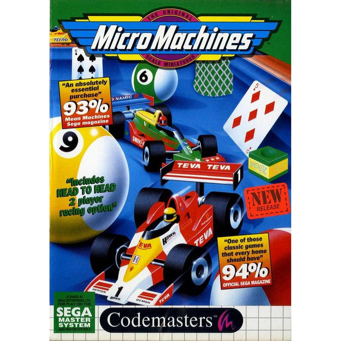 Micro Machines (Sega Master System) - Just $0! Shop now at Retro Gaming of Denver