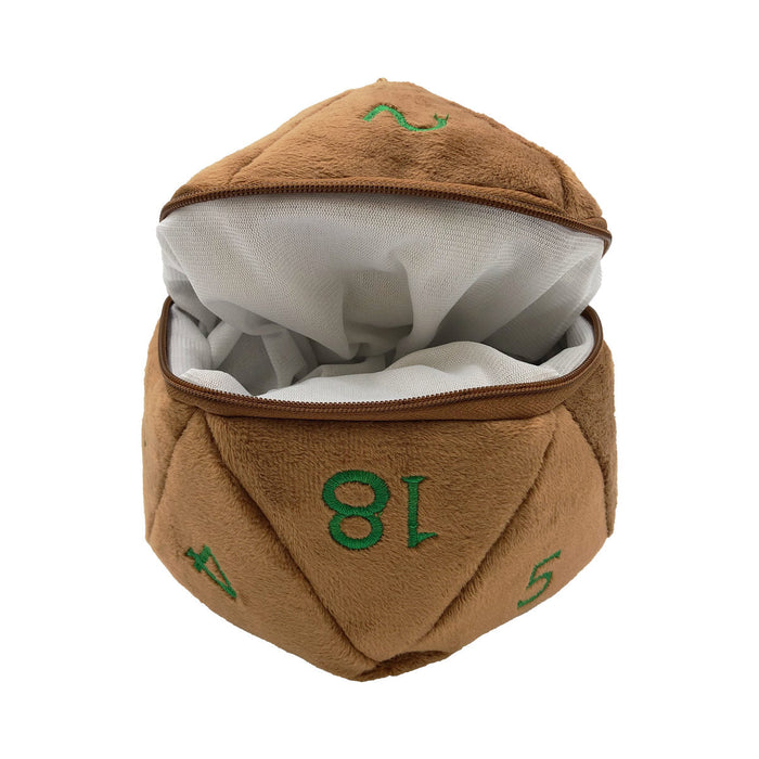 D20 Plush Dice Bag - D&D Feywild Copper and Green - Premium Accessories - Just $19.99! Shop now at Retro Gaming of Denver