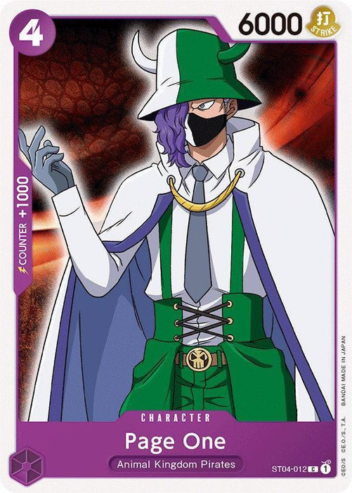 Page One [Starter Deck: Animal Kingdom Pirates] - for just $0.10! 