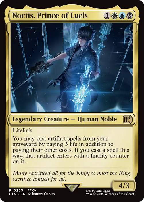 Noctis, Prince of Lucis (FIN-235) - FINAL FANTASY Foil - for just $0.13! 