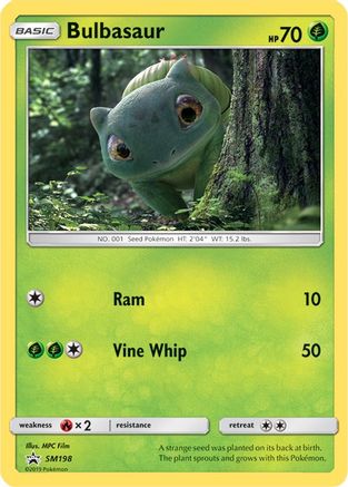 Bulbasaur (In-Store Event Promo) SM198 - SM Promos Holofoil - for just $2.97! 