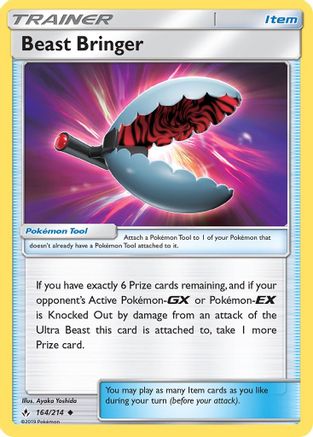 Beast Bringer 164/214 - SM  Unbroken Bonds Reverse Holofoil - for just $0.13! 