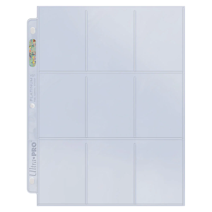 Ultra PRO: Platinum Hologram 9-Pocket Pages - 11-Holes (10-Pack) - for just $0! 