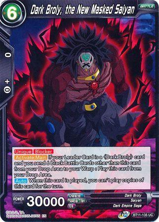 Dark Broly, the New Masked Saiyan (BT11-135) [Vermilion Bloodline] - for just $0.10! 