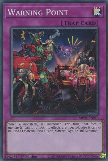 Warning Point [MP21-EN216] Super Rare - for just $0.10! 