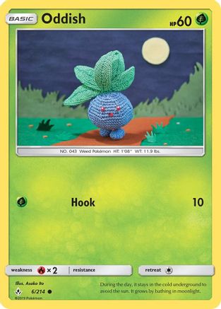 Oddish 006/214 - SM  Unbroken Bonds - for just $0.44! 