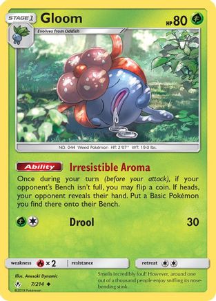 Gloom 007/214 - SM  Unbroken Bonds - for just $0.29! 