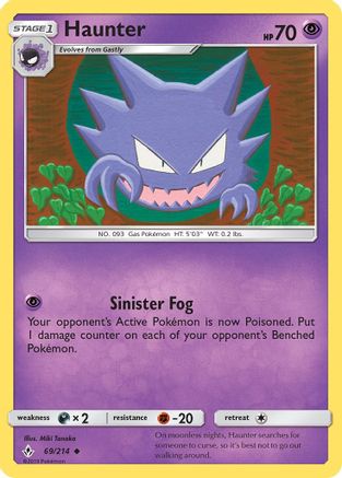 Haunter 069/214 - SM  Unbroken Bonds - for just $0.07! 