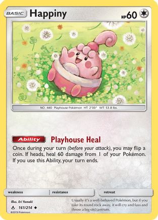 Happiny 161/214 - SM  Unbroken Bonds - for just $0.53! 