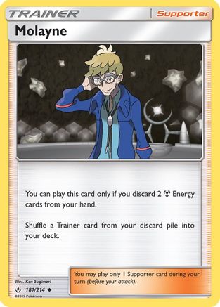 Molayne 181/214 - SM  Unbroken Bonds - for just $0.05! 