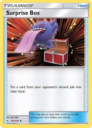 Surprise Box 187/214 - SM  Unbroken Bonds - for just $0.10! 
