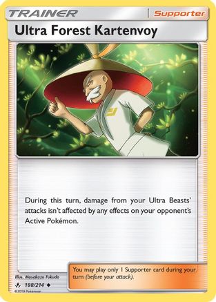 Ultra Forest Kartenvoy 188/214 - SM  Unbroken Bonds Reverse Holofoil - for just $0.12! 