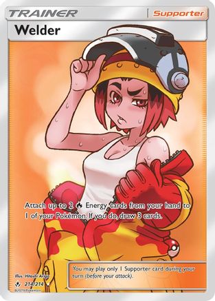 Welder (Full Art) 214/214 - SM  Unbroken Bonds Holofoil - for just $25.74! 