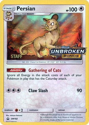Persian SM182 - SM Promos - Holofoil - for just $18.95! 