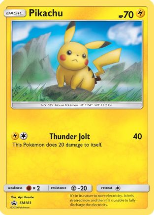 Pikachu SM183/248 - SM Promos Holofoil - for just $2.58! 