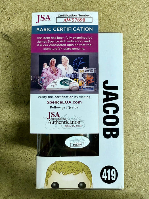 Mark Pellegrino Signed LOST Jacob Vaulted Funko Pop! #419 With JSA COA - for just $120! 