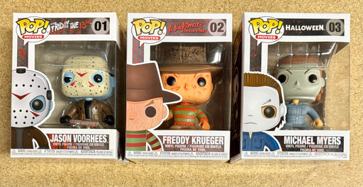 Funko Pop! Movies Jason Voorhees Freddy Krueger Michael Myers Horror Set Of 3 - for just $35! 