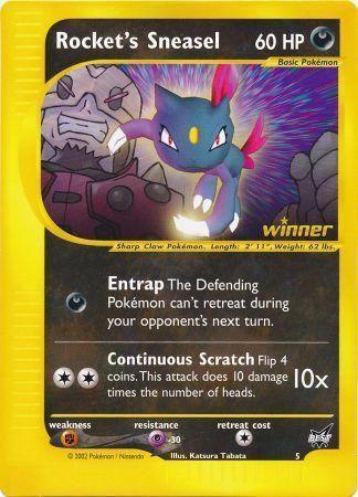 Rocket's Sneasel (5) (Jumbo Card) [Best of Promos] - for just $9! 