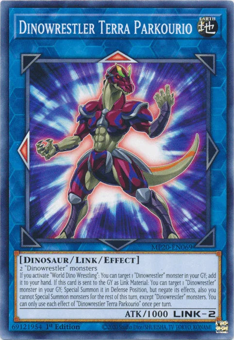 Dinowrestler Terra Parkourio [MP20-EN069] Common - for just $0.10! 