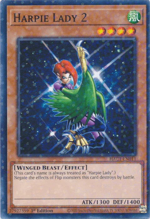 Harpie Lady 2 (Duel Terminal) [HAC1-EN011] Common - for just $0.20! 