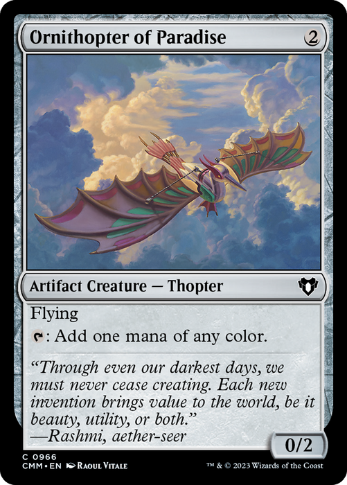 Ornithopter of Paradise (CMM-966) - Commander Masters - for just $0.25! 