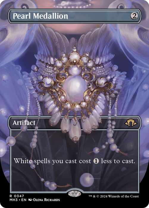 Pearl Medallion (Borderless) (MH3-347) - Modern Horizons 3 (Borderless) - for just $3.29! 