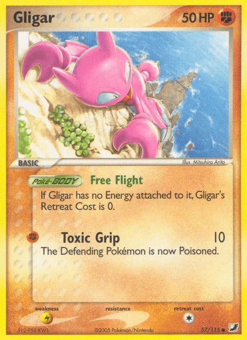 Gligar (57/115) [EX: Unseen Forces] - for just $0.15! 