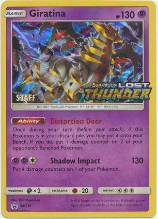 Giratina (SM151) (Staff Prerelease Promo) [Sun & Moon: Black Star Promos] - for just $154! 